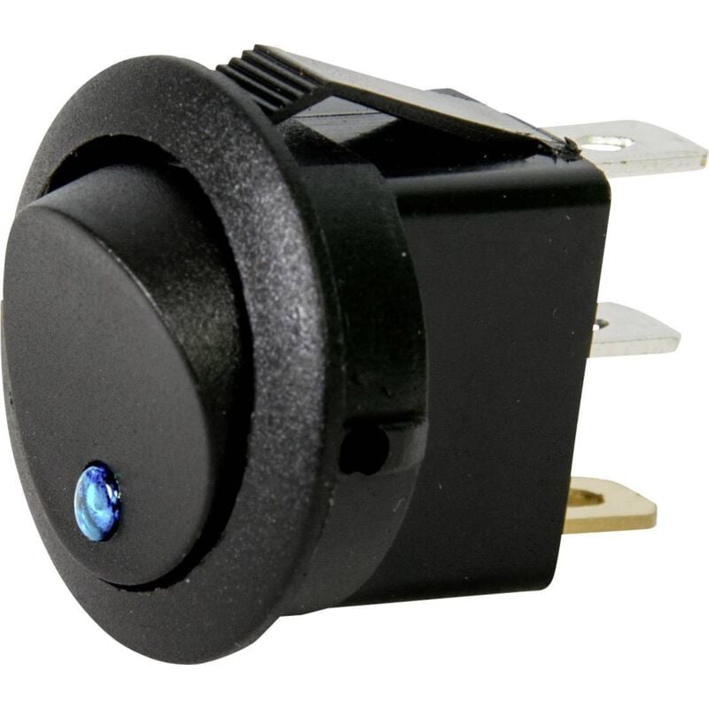 Hp Autozubehör - interrupteur à bascule pour l'automobile 28631 12 v 10 a 1 x off/on permanent 1 pc(s)