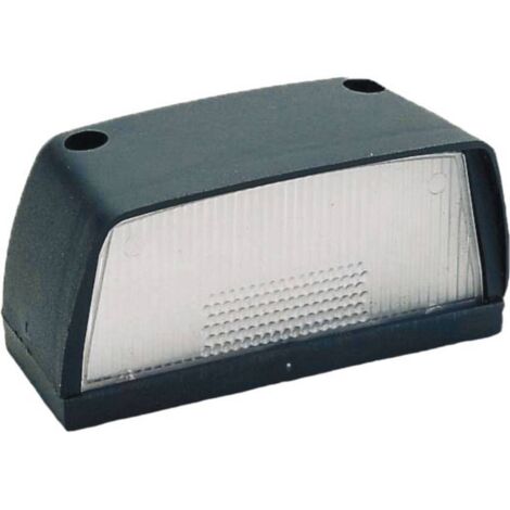 HP Autozubehör Luce della targa Cavi terminali Luce targa posteriore 12 V Nero