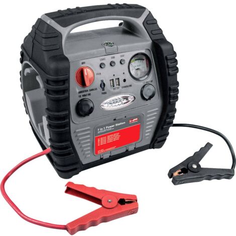 HP Autozubehör Power Pack 900A nero con compressore integrato