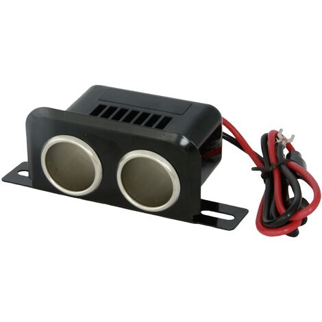 HP Autozubehör Prise double Charge de courant max=10 A Montage sur ou sous-construction 12/24 V C718982