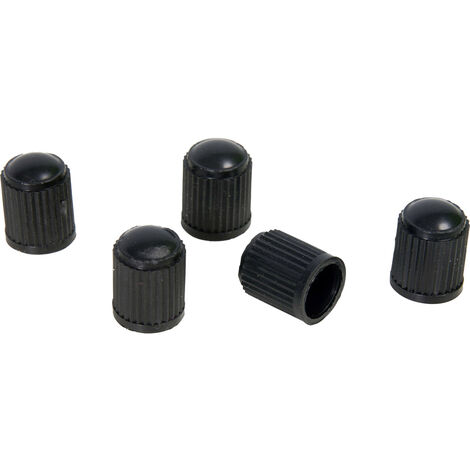 HP Autozubehör Ventilkappe 5er Set Schwarz
