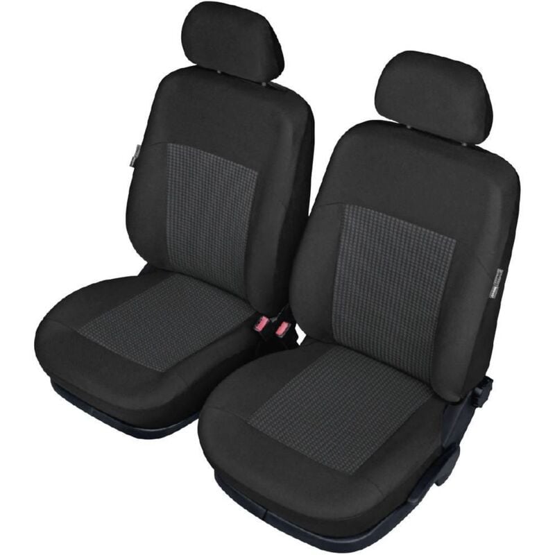 Hp Autozubehör - 22200 Protège-siège polyester noir siège conducteur, siège passager