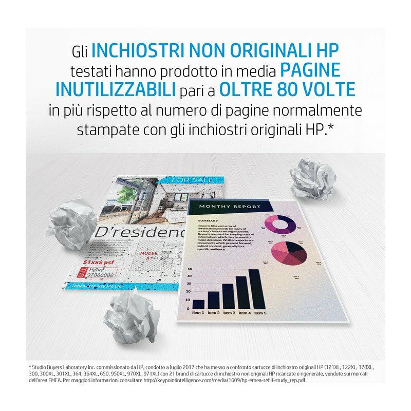HP Cartuccia originale inchiostro tricromia 301
