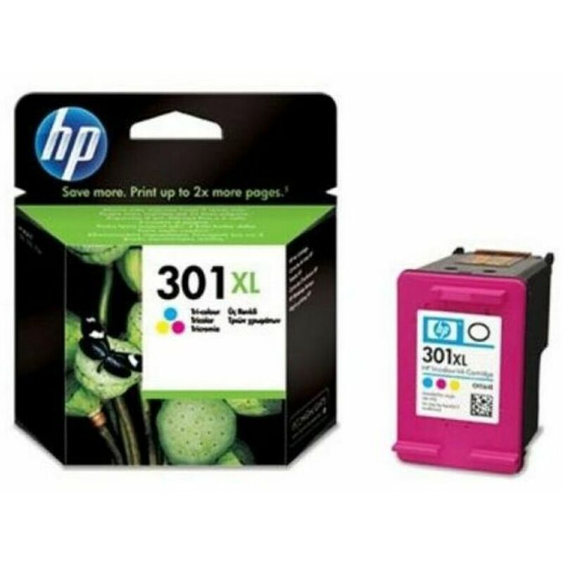 

HP Cartucho de Tinta Original HP 301XL (CH564EE) Triclor Amarillo Cian Magenta Sí