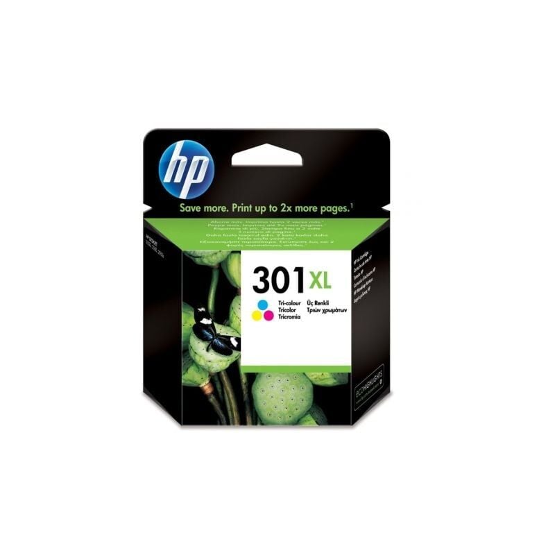 Cartucho de Tinta Original hp nº301 xl Alta Capacidad/ Tricolor