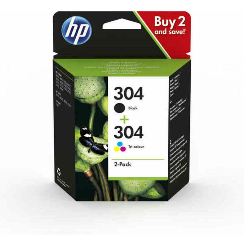 

Cartucho de Tinta Original 304 Negro Multicolor - HP