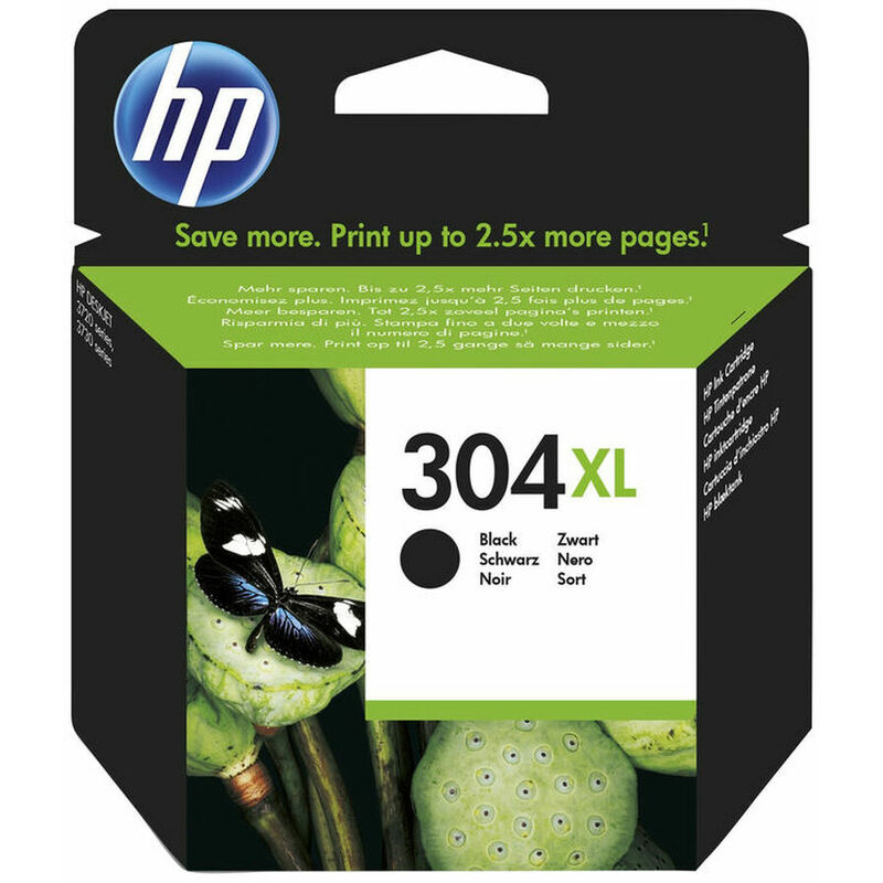 

Cartucho de Tinta Original 304XL Negro - HP