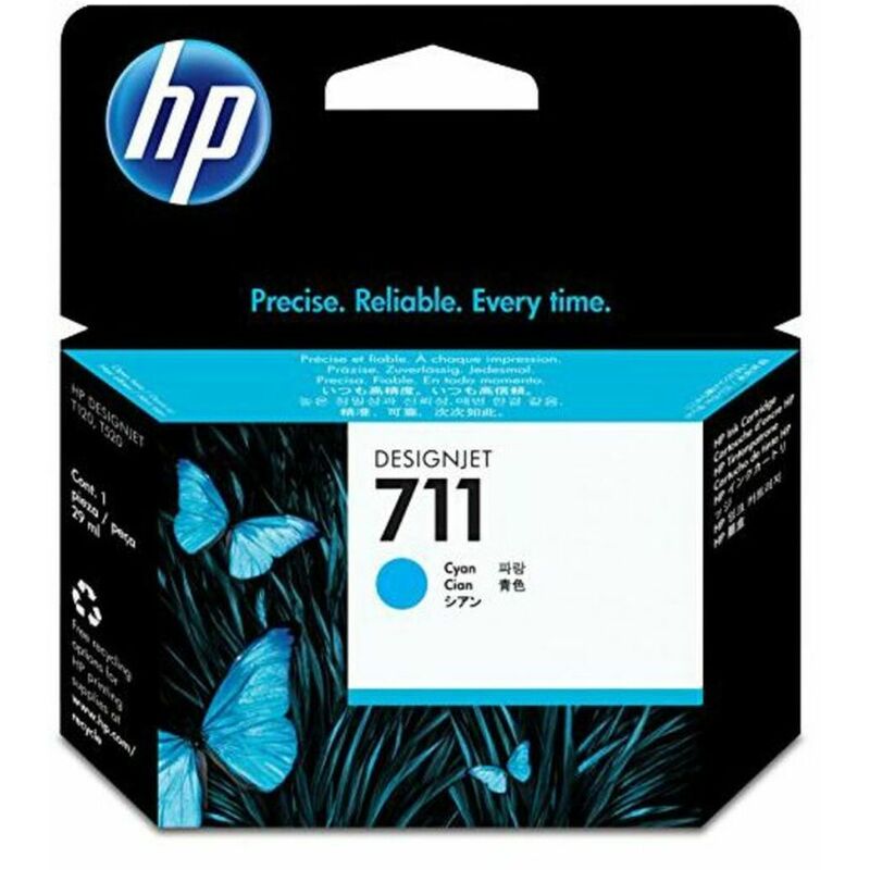 

HP Cartucho de Tinta Original HP T711 Cian