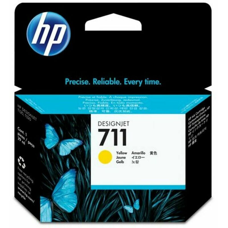 

HP Cartucho de Tinta Original HP T711 Amarillo