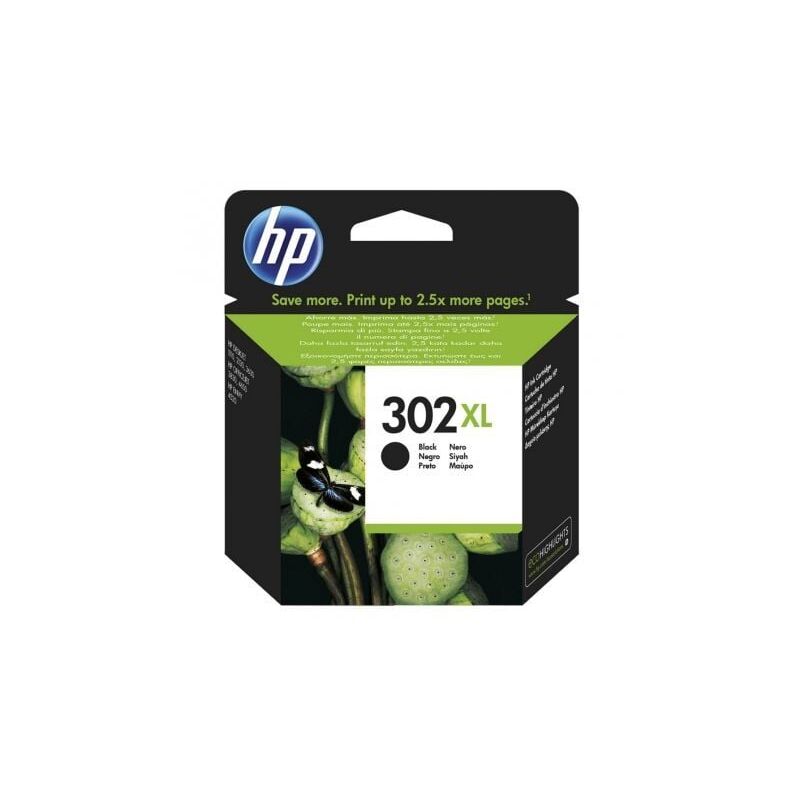 Cartucho de Tinta Original hp nº302 xl Alta Capacidad/ Negro