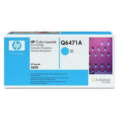 Hp Ciano Print Cartuccia Clj 3600/3800 Q6471A