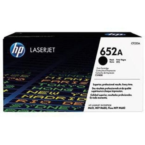 HP Inc. HP 652A Schwarz LaserJet Tonerpatrone (CF320A)