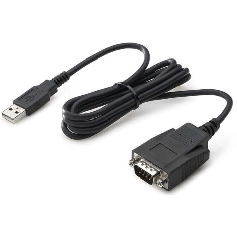 HP J7B60AA Cable Adapter - Adaptateur de câble (USB A, RS-232, mâle/mâle, noir, Windows XP/Vista/7/8/8.1 (X86/X64), Microsoft Server 2003/2008/2012 (x86/x64))