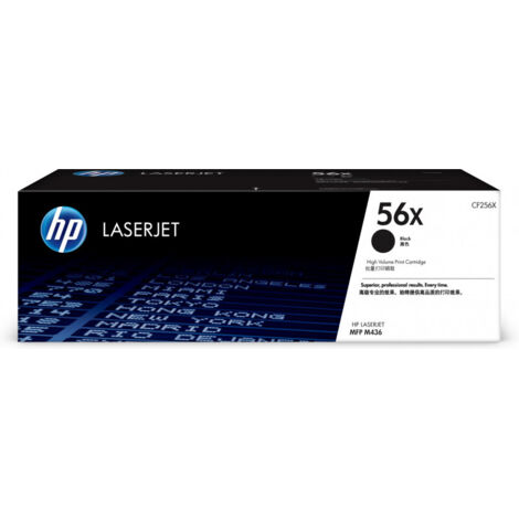 HP Original 56X Schwarz LaserJet Tonerkartusche mit hoher Ergiebigkeit