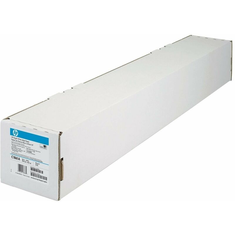 

Hp papel blanco brillante rollo 36 91m x 914mm 90g'