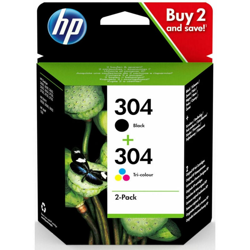 

Cartucho de Tinta Original 304 Multicolor - HP