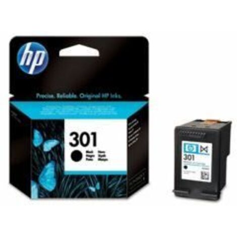 HP schwarze Tinte HP 301, HP301=CH561EE, 190 Seiten, 3 ml