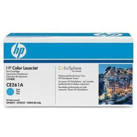 HP Toner CE 261 A cyan No. 648 A