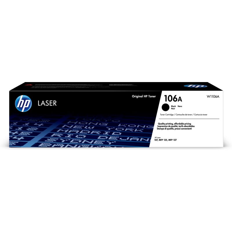 Toner HP nero HP 106A, HP106A=W1106A, 1000 pagine