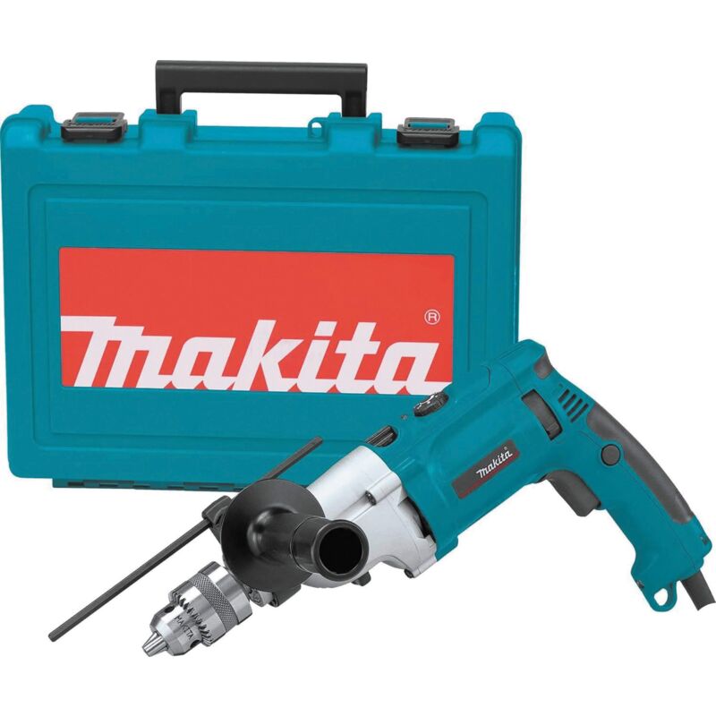 Makita - HP2070 110v Percussion drill 13mm keyed chuck