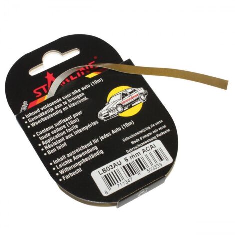 hpx Felgenband für Auto lb03au / gold / 6mmx10m neu