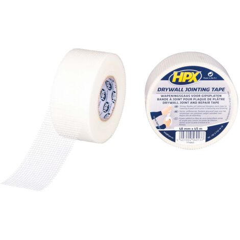 HPX FT4845 - Cinta tapagrietas blanca (48mm x 45m) - herramienta profesional duradera, calidad garantizada, envío en 24h