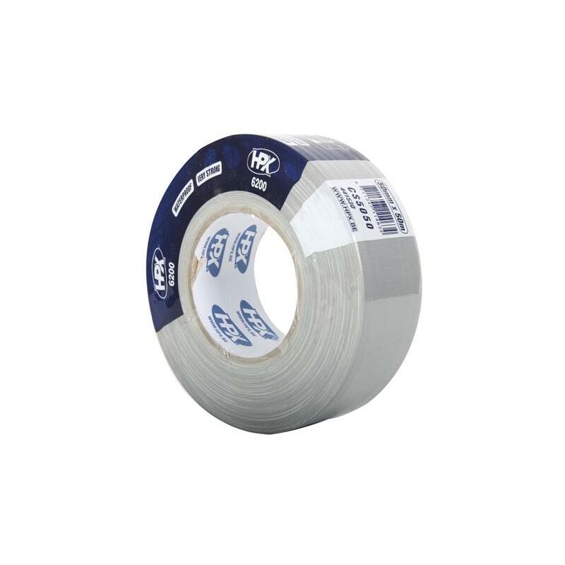 Image of HPX - Professional cloth tape - 50mm x 50m - silver