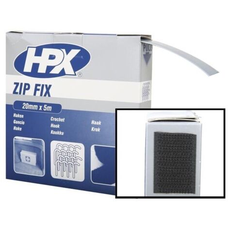 Hpx - ruban autoagrippant (crochets) - 20mm x 5m