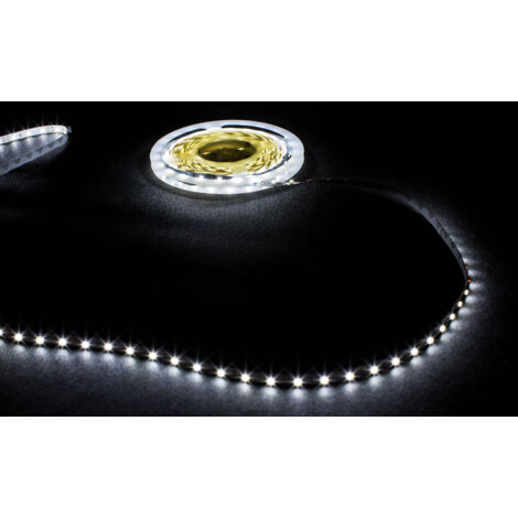 HQ-2835-60LED-12W-NW-WPN-4kK-12V : Ruban LED professionnel 12 W/m, 12 V, 60 LED 2835 blanc 4000-4500 K, nano-revêtement