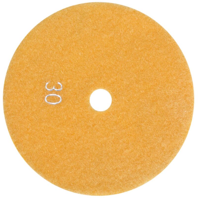 Image of Hq 5'' Zoll 125 mm Nass-Diamant-Polierpads für Marmor und Granit, individuelles Set, Körnung: 30