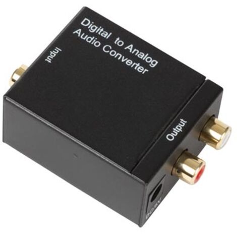 hq-power Convertitore audio nero Plug and Play