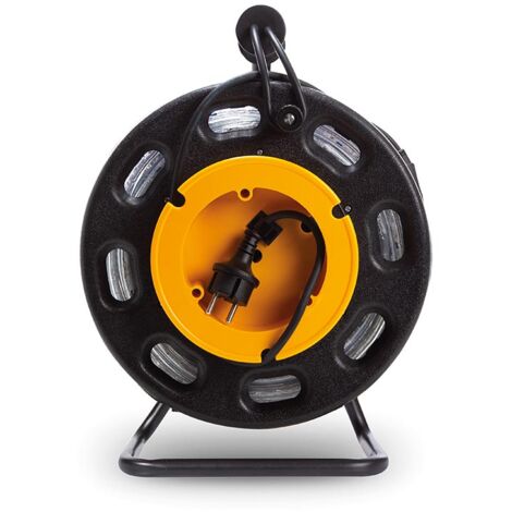 HQ-Power Luce LED flessibile de cavo a spirale, 6500 °K, 2850 lm, perfettoper l'illuminazione di cantieri, vani scala de, vani ascensore de, etc., adatto per uso interno ed esterno, 30 m, bianco fredd