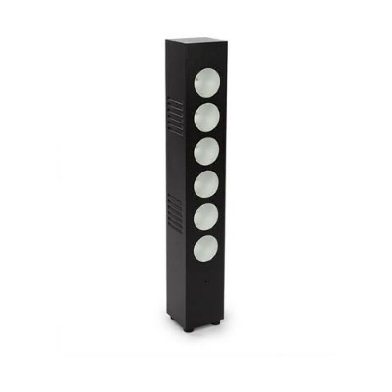 HQ-Power Tour led, 6 x 30 w cob rgb LEDs, sans scintillement, avec contrôle de lumière dmx, haute luminosité et interface utilisateur conviviale,