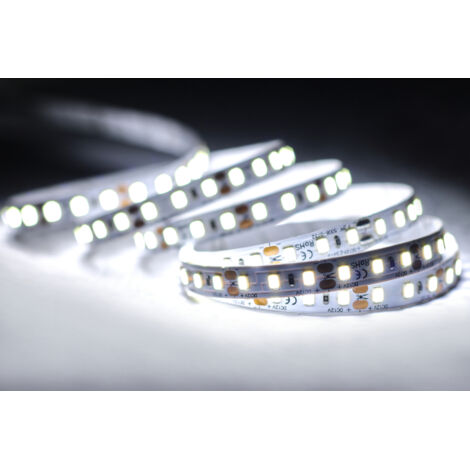 HQS-6W-60LED-NW-12V-5m : Ruban LED professionnel 6 W/m, 12 V, 60 LED 2835 blanc neutre, 4000 K, IP33