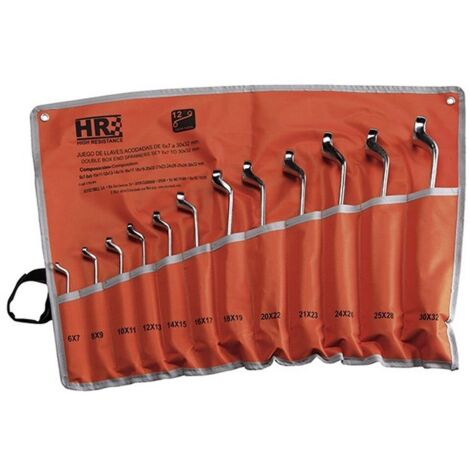 HR 170284 - lot de 12 clé de harnai acier inox haute ré i tance DIN 838 Cr V ac en nylon