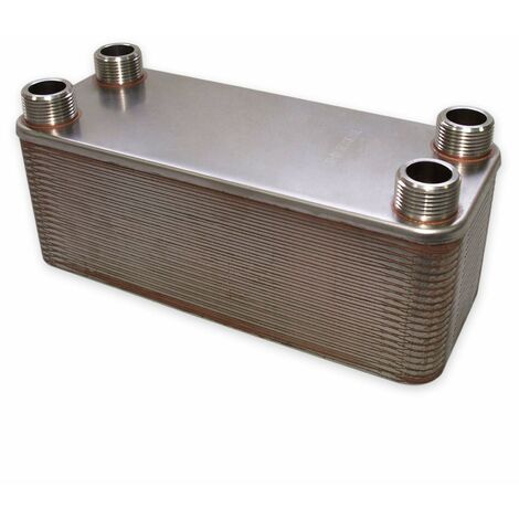 Hrale échangeur de chaleur thermique inox 40 plaques max. 230 kw eau solaire