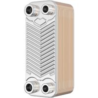 Hrale Intercambiador calor térmico acero inoxidable 30 placas Termocambiador placas máx. 66 kW