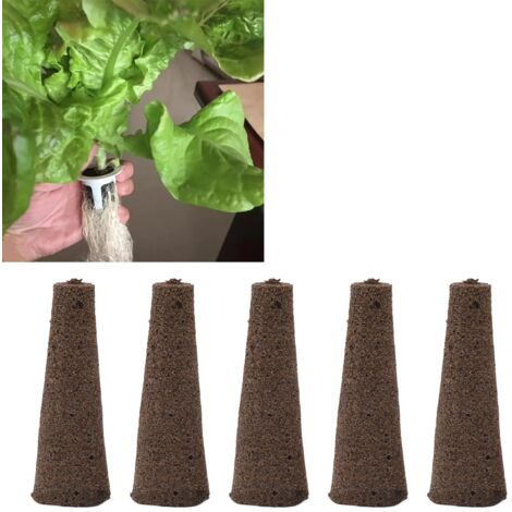 HRD TN0524 Pflanzblock-Set, 50 Stück Torfblöcke für Gartenbau und Hydrokultur