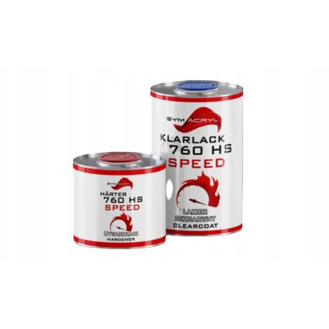 HS 760 Speed ​​​​Clear Coat 1L + Durcisseur