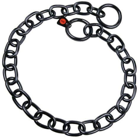 Hs Sprenger Collier Noir 4 mm Maillons Semi-long 69 cm