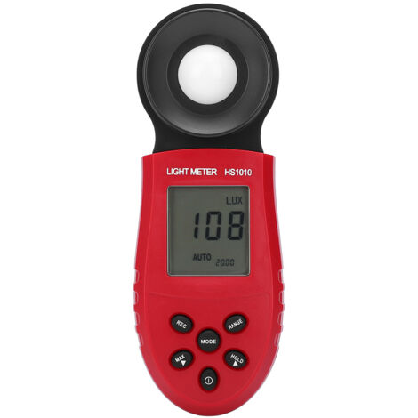 HS1010 Luxmètre Numérique Portable à Affichage Digital pour Mesure d'Éclairage Intérieur