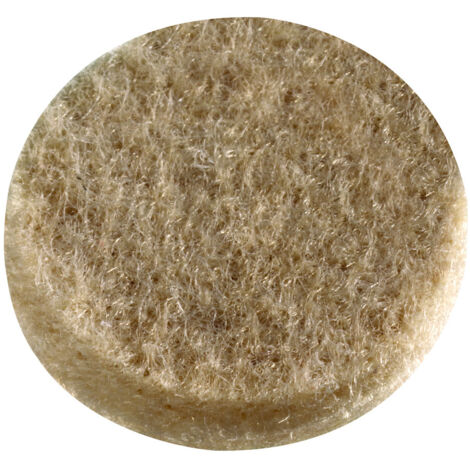 HSI Filz - Parkettgleiter, selbstklebend rund, 5mm, beige,  50mm, 4 STK