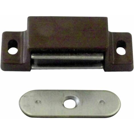 HSI Magnetschnäpper, mit fester Platte, braun, 4kg, 2 STK