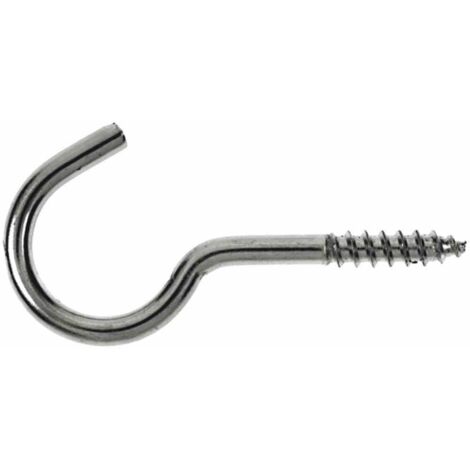 HSI Schraubhaken, gebogen Art.11, Eisen, verzinkt, 2,3x 30 mm, 10 STK