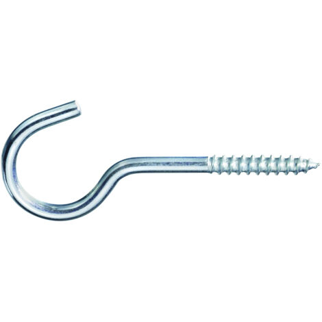 HSI Schraubhaken, gebogen Art.11, Eisen, verzinkt, 2,9x 40 mm, 8 STK