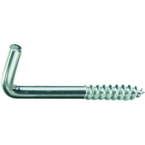 HSI Schraubhaken, gerade Art.4, Eisen, verzinkt, 2,6x 30 mm, 12 STK