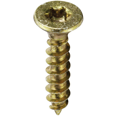HSI Spanplattenschrauben, Tordrive, Eisen, chromatiert, 4,0x 35 mm, 200 STK