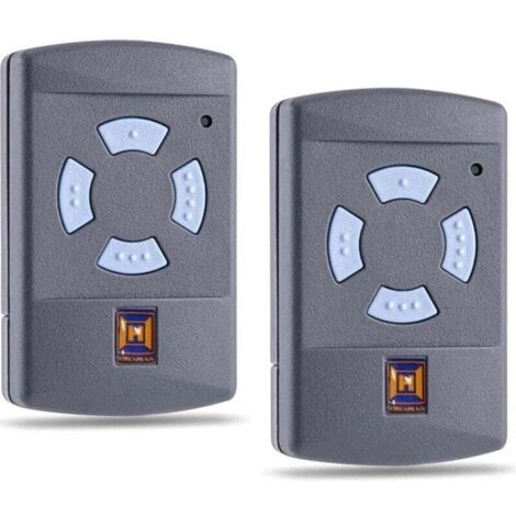 YMYNY HSM4 868MHz Garagentor Fernbedienung Tor Fernbedienung Ersatzfernbedienung für Hörmann HSM 4 Handsender 868,3 MHz 4 Tasten Reichweite 30m mit 2 Batterien MUMU