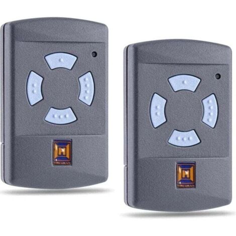YMYNY HSM4 868MHz Garagentor Fernbedienung Tor Fernbedienung Ersatzfernbedienung für Hörmann HSM 4 Handsender 868,3 MHz 4 Tasten Reichweite 30m mit 2 Batterien MUMU