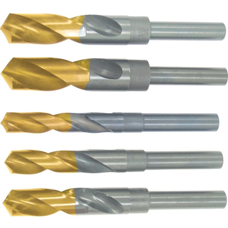 20.00MM HSS 1/2' Parallel Shank Drill TiN Tipped - Sherwood